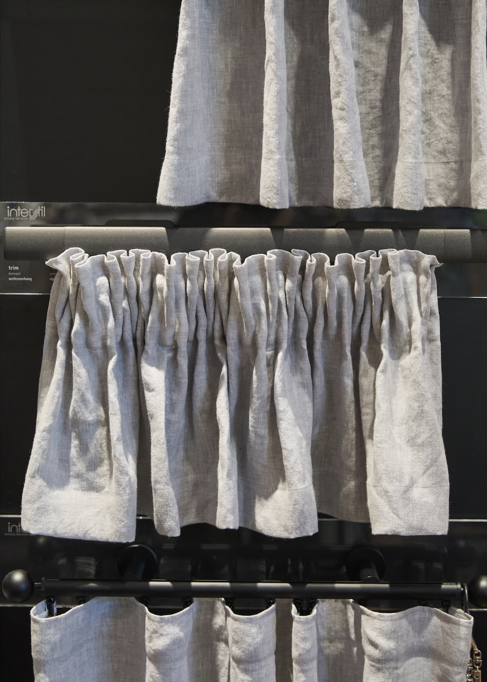 Foto von kleinen Gardinenmustern